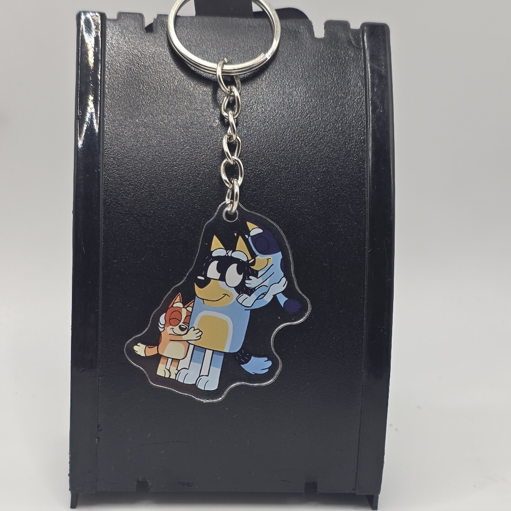 Choose One! Bluey Bingo And Family Keychains Blue Heeler - Picture 9 of 15